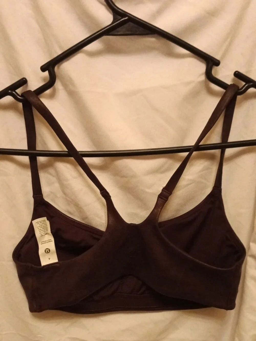 lululemon athletica Dark Brown Strappy Sports Bra New Without Tags